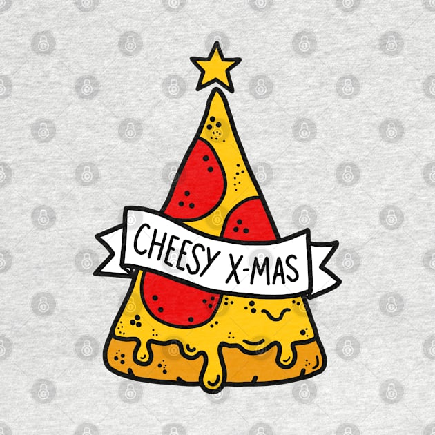 Cheesy X-Mas Pizza Slice by lemontee